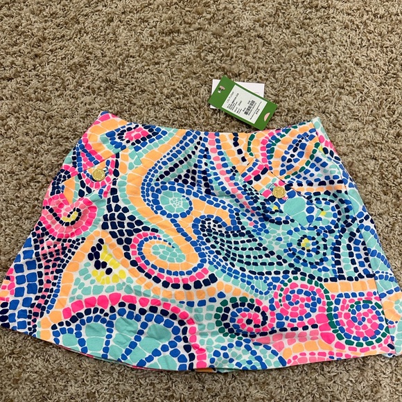 NWT Lilly Pulitzer Madison Skort Size XXS (Tile Wave Print) - Picture 4 of 8